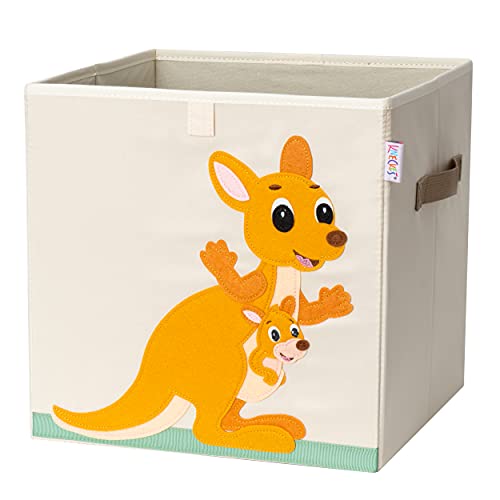 KNECKES Premium Aufbewahrungsbox Kallax Kinder - 8 Motive (33x33x33cm) | Größe passend als Kallax Boxen Kinderzimmer | Spielzeug-Kiste zusammenfaltbar, stabiler Boden, langlebig von KNECKES