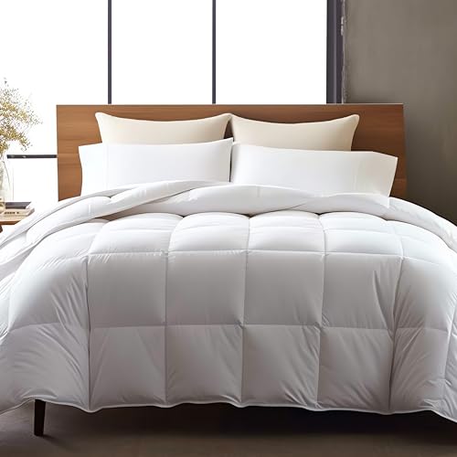 Daunendecke 155x220 cm Made in Germany - Bettdecke Wärmegrad: Extra Warm - ultraweiche Winter Bettdecke mit 1.600g Füllgewicht - Ökotex, Nomite & Downpass - Daunendecke 155x220 Winter OHNE Lebendrupf von KNERST