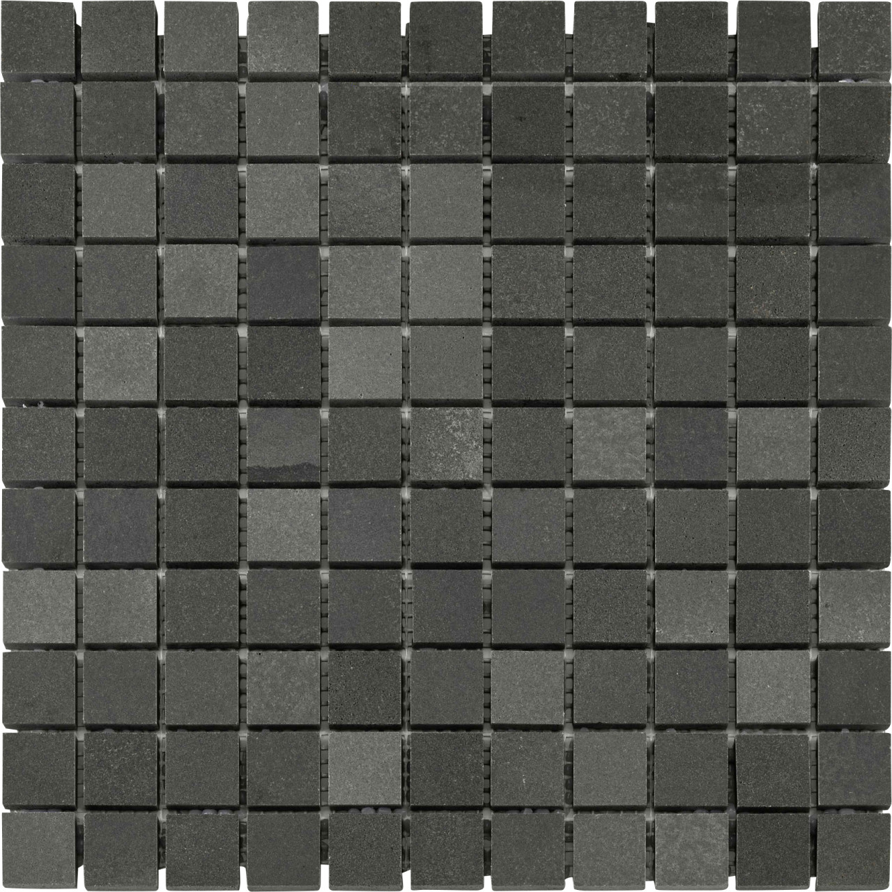 Mosaikfliese Basalt 30 x 30 cm grau Steinmaß: ca. 2,5 x 2,5 cm von KNG