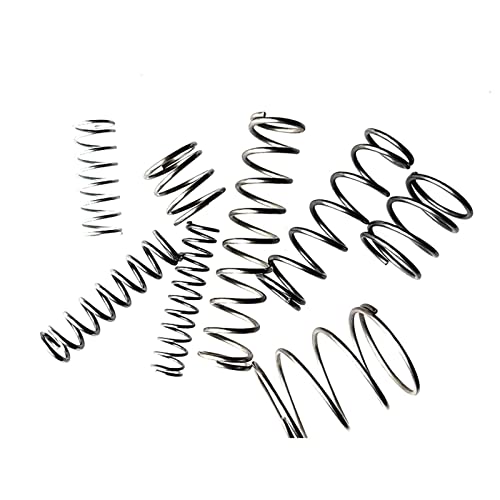 Xhuan-Druckfedern 1 0pcs Druckfedern 1 mm Drahtdurchmesser x 7 mm Außendurchmesser x (5-50) mm Länge Federstahlverlängerung, Feder, Robuster Mehrzweck(Length 40mm) von KNHGTQA