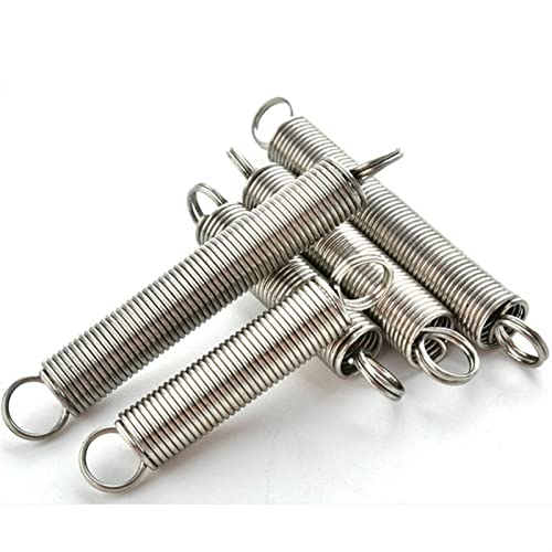 Xhuan-Druckfedern 304 Edelstahlspannung Zylindroid Helikale Spule kleine Mini -Verlängerung Feder WD 0,3 mm 0,4 mm 0,5 mm, Robuster Mehrzweck(50mm(10Pcs),3mm) von KNHGTQA