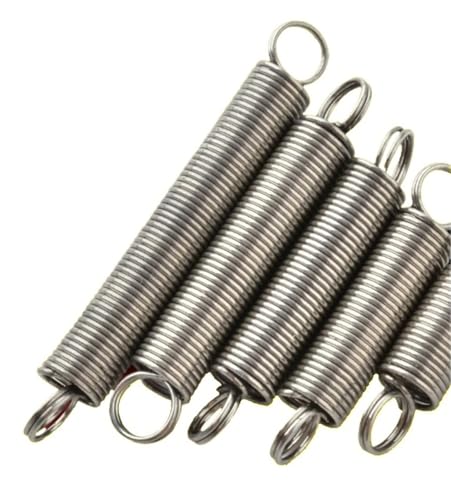 Xhuan-Druckfedern 304 Stainless Steel Extension Coil Spring Wire Diameter 1.5mm Outer Diameter 15mm Ring Hook Tension Spring， Robuster Mehrzweck(40mm (1Pcs)) von KNHGTQA