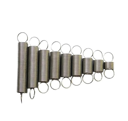 Xhuan-Druckfedern 304 Stainless Steel Tensile Spring Dual Hook Small Tension Spring Wire Dia 0.5mm OD 3mm 4mm 5mm 6mm, 10Pcs, Robuster Mehrzweck(30mm (10Pcs),4mm) von KNHGTQA