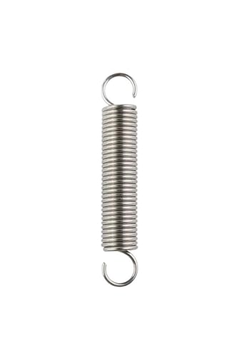 Xhuan-Druckfedern 304 Stainless Steel Tension Spring 0.7 * 5mm Wire Diameter S Hook Coil Pullback Extension Tension Metal Spring Wire， Robuster Mehrzweck(25mm(10pcs),5mm-Round hook) von KNHGTQA