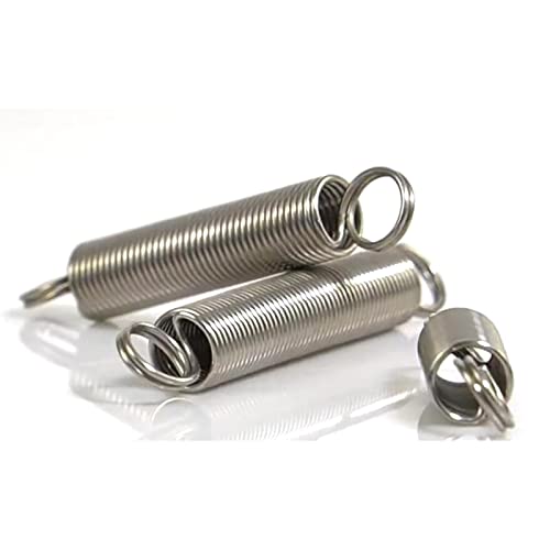 Xhuan-Druckfedern Drahtdurchmesser 0,6 mm, Außendurchschnitt 5 mm 6 mm 7 mm 8 mm, Länge 15-60 mm 304 Edelstahl Dual Haken kleine Ausdehnung, 10 Stücke, Robuster Mehrzweck(60mm,6 Mm) von KNHGTQA