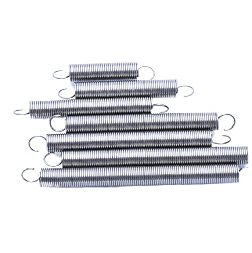 Xhuan-Druckfedern Drahtdurchmesser 0,7 mm S Hakenverlängerung Feder OD 5mm 304 Edelstahlzylindroid Helical Pullback Spannungsspulenfeder Länge 60-300 mm, Robuster Mehrzweck(0.7x5x70mm(5pcs)) von KNHGTQA