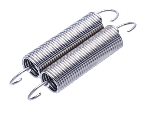 Xhuan-Druckfedern Drahtdurchmesser 0,8 Edelstahlspannungsabschluss mit Hakenspannungsspannungsfeder Außendurchmesser 5-10 Länge 20-120, 5 Stcs, Robuster Mehrzweck(50mm,6 Mm) von KNHGTQA