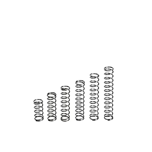 Xhuan-Druckfedern Druckfedern, 2 mm Drahtdurchmesser x 11 mm Außendurchmesser x (15-100) freie Länge, Federstahl komprimiert, 10 Stcs, Robuster Mehrzweck(2x11x50mm) von KNHGTQA