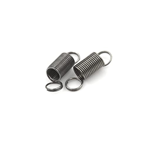 Xhuan-Druckfedern Edelstahl kleine Spannungsfeder mit Haken for Zug DIY Spielzeugfederlänge 6 mm Strecke bis 30 mm, 10 Prozent, Robuster Mehrzweck Xhuan-Druckfedern Edelstahl kleine Spannungsfeder mit Haken for Zug DIY Spielzeugfederlänge 6 mm Strecke bis 30 mm, 10 Prozent, Robuster Mehrzweck von KNHGTQA