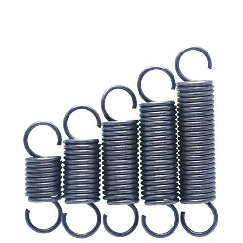 Xhuan-Druckfedern Wire Dia 1.2/1.5/2mm Tension Spring With Open Hook OD 10-17mm Extension Spring Pullback Spring Length 30-100mm， Robuster Mehrzweck(60mm,1.5x15mm (2pcs)) von KNHGTQA