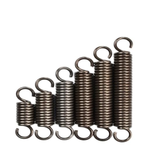 Xhuan-Druckfedern Wire Dia 1.4mm Extension Tension Outer Dia 8-14mm Length 30mm - 240mm Springs Steel Hook Spring, 1Pcs, Robuster Mehrzweck(110mm,7mm) von KNHGTQA
