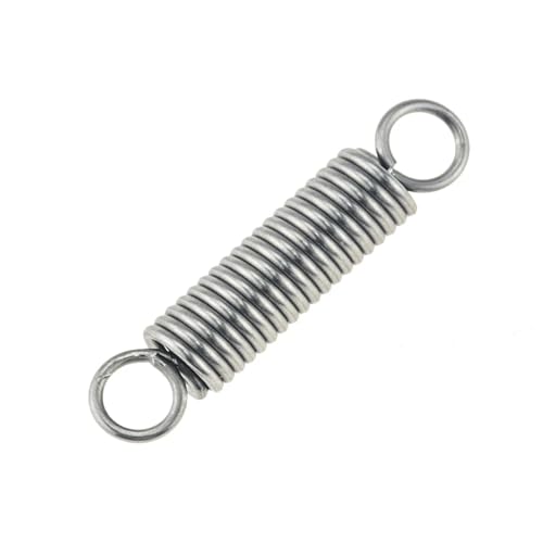 Xhuan-Druckfedern Wire Dia 1mm Outer Dia 6 8 10mm Length 25-100mm 304 Stainless Steel Dual Hook Small Tension Spring， 5PCS ， Robuster Mehrzweck(45mm,10mm) von KNHGTQA