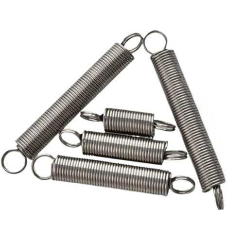 Xhuan-Druckfedern Wire Diameter 0.6mm Outer Diameter 5-10mm Length 15-60mm Return Tension Spring, 5pcs Robuster Mehrzweck(25,8) von KNHGTQA