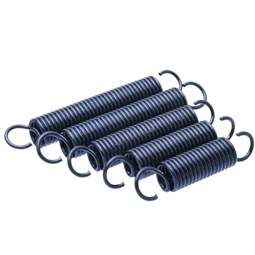 Xhuan-Druckfedern Wire Diameter 1.2mm OD 6mm 65Mn Spring Steel Open Hook Tension Spring Pullback Spring Coil Extension Spring， Robuster Mehrzweck(70mm -2pcs,6 Mm) von KNHGTQA