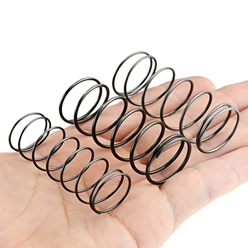 Xhuan-Spannfedern 0,8 mm Drahtdurchmesser * 10 mm Außendurchmesser * (5-50) mm Länge, Federstahlverlängerungsfeder, Druckfedern, 1 0pcs, Robuster Mehrzweck(Length 35mm) von KNHGTQA