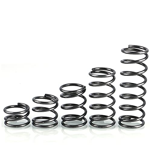 Xhuan-Spannfedern 1,5 x 11 mm Druckfedern, 1,5 mm Drahtdurchmesser x 11 mm Außendurchmesser x (15-50) mm freie Länge, Federstahlverlängerung, 10 Stcs, Robuster Mehrzweck(Length 15mm) von KNHGTQA