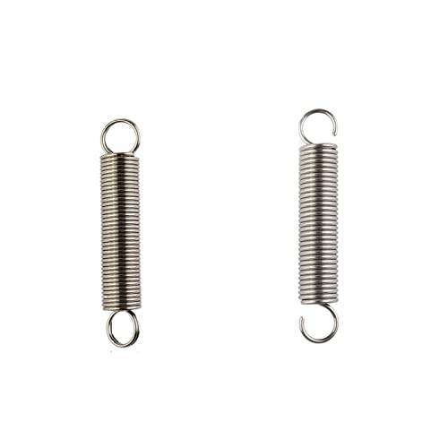 Xhuan-Spannfedern 304 Edelstahlspannungsfeder 1,2 mm Drahtendurchmesser Robuster Mehrzweck(90mm(2pcs),10mm-Round hook) von KNHGTQA