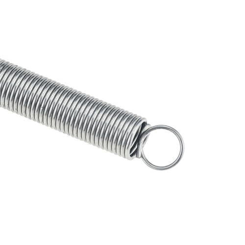 Xhuan-Spannfedern 304 Stainless Steel Dual Hook Small Tension Spring Wire Dia 0.6mm Outer Dia 4 5 6 7 8mm Length 25-60mm, 10PC, Robuster Mehrzweck(50mm,5mm) von KNHGTQA
