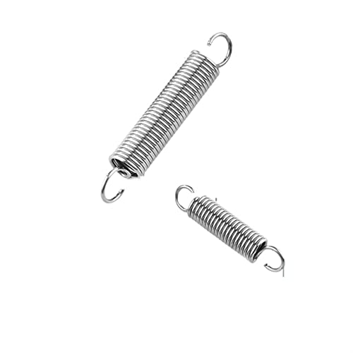 Xhuan-Spannfedern Drahtdurchmesser 0,3 mm 304 Edelstahl Offene Spannung S Hakenpullback -Verlängerungsspule, Feder, Robuster Mehrzweck(Length 75mm (5pcs)) von KNHGTQA