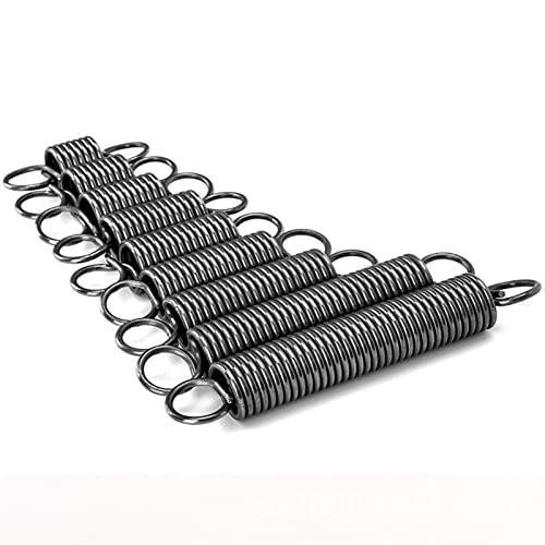 Xhuan-Spannfedern Drahtdurchmesser 1,5 mm, OD 8 Mm ~ 14 mm Federstahlspannungsfeder geschlossener Haken Zylindroid Helical Pullback Extension Spule, Robuster Mehrzweck(40mm (5Pcs),8 Mm, 14 in Bag) von KNHGTQA
