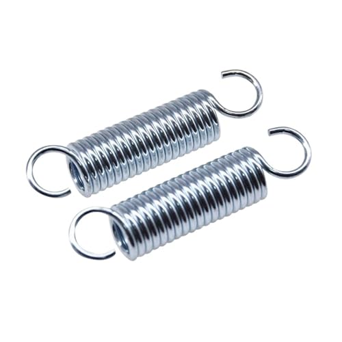 Xhuan-Spannfedern Wire Diameter 0.8mm 304 Stainless Steel S Hook Pullback Tension Spring Cylindroid Helical Coil Extension Springs, Robuster Mehrzweck(130mm (1Pcs),10mm) von KNHGTQA