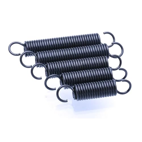 Xhuan-Spannfedern Wire Diameter 2mm Outer Diameter 12/13/15/16/18/19/20/22/25mm Extension Springs With Hooks Ends Steel Tension Spring, Robuster Mehrzweck(80mm,20 Mm) von KNHGTQA