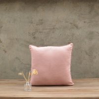 Luxus Blush Samtkissenbezug Mit Paspel Für Couch Und Sofa - Samtkissenbezug, Dekokissen Luxus Blush Samtkissenbezug Mit Paspel Für Couch Und Sofa - Samtkissenbezug, Dekokissen von KNILOTSHOP