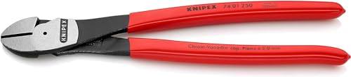 KNIPEX Kraft-Seitenschneider mit Kunststoff überzogen schwarz atramentiert 250 mm, 74 01 250 KNIPEX Kraft-Seitenschneider mit Kunststoff überzogen schwarz atramentiert 250 mm, 74 01 250 von KNIPEX