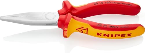 KNIPEX Langbeckzange isoliert mit Mehrkomponenten-Hüllen, VDE-geprüft verchromt 160 mm, 30 16 160 KNIPEX Langbeckzange isoliert mit Mehrkomponenten-Hüllen, VDE-geprüft verchromt 160 mm, 30 16 160 von KNIPEX