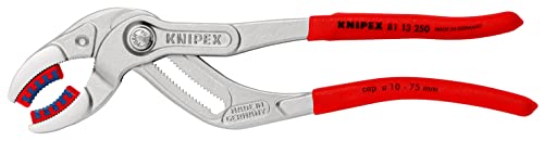 KNIPEX Siphon- und Connectorenzange SpeedGrip auf SB-Karte mit rutschhemmendem Kunststoff überzogen verchromt 250 mm, 81 13 250 SB KNIPEX Siphon- und Connectorenzange SpeedGrip auf SB-Karte mit rutschhemmendem Kunststoff überzogen verchromt 250 mm, 81 13 250 SB von KNIPEX