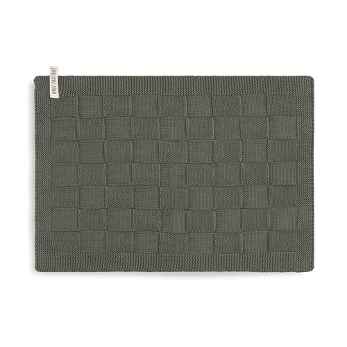 KNIT FACTORY - Gästetuch Ivy - Khaki - 40x30 cm von KNIT FACTORY