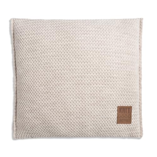 Knit Factory - Maxx Kissen - Beige - 50x50 cm von KNIT FACTORY