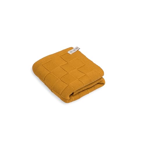 KNIT FACTORY - Handtuch Ivy - Ocker - 50x100 cm von KNIT FACTORY
