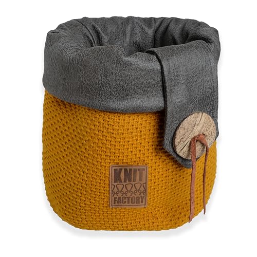 Knit Factory - Lynn Korb - Ocker - 35 cm von KNIT FACTORY