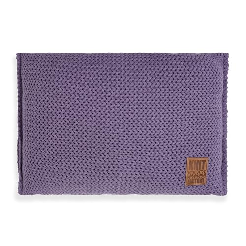 Knit Factory - Maxx Kissen - Violett - 60x40 cm von KNIT FACTORY