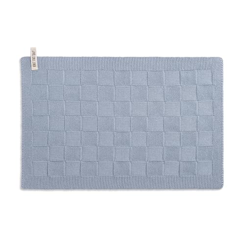 Knit Factory - Tischset Uni - Grau - 50x30 cm von KNIT FACTORY