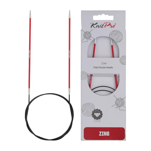 KnitPro International Rundstricknadel ZING 2,50 mm granat 100 cm, Rot KnitPro International Rundstricknadel ZING 2,50 mm granat 100 cm, Rot von KnitPro