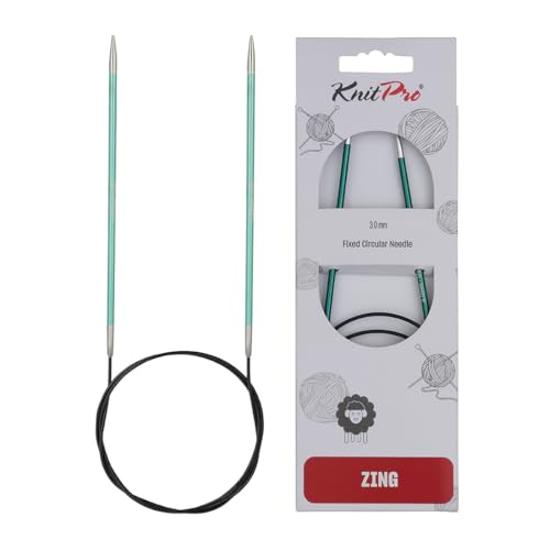 KnitPro International Rundstricknadel ZING 3,25 mm smaragd 120 cm, Grün von KnitPro