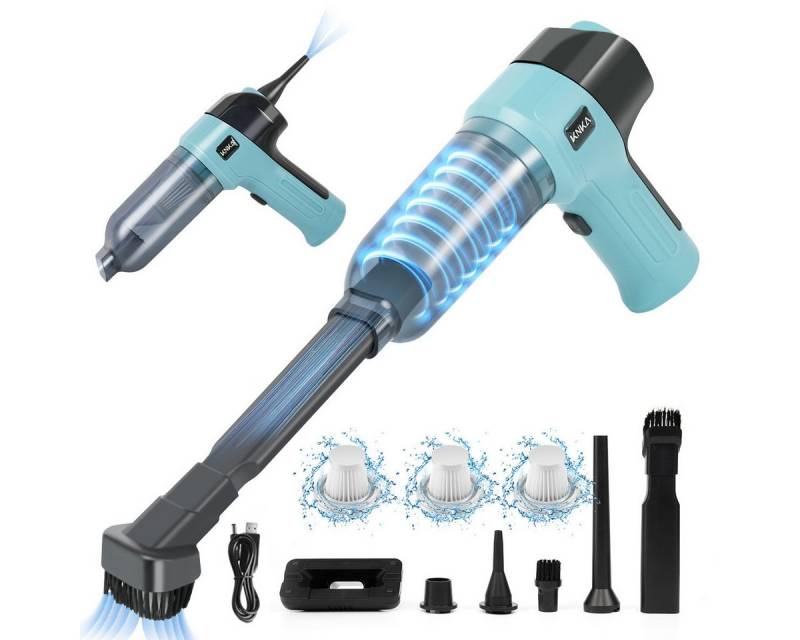 KNKA Akku-Handstaubsauger 3 in 1 Auto-Staubsauger,9000pa USB aufladbar Tragbar Mini Staubsauger, 120 W, für Büro Genutzt, Haus, Küche, Tierhaare KNKA Akku-Handstaubsauger 3 in 1 Auto-Staubsauger,9000pa USB aufladbar Tragbar Mini Staubsauger, 120 W, für Büro Genutzt, Haus, Küche, Tierhaare von KNKA