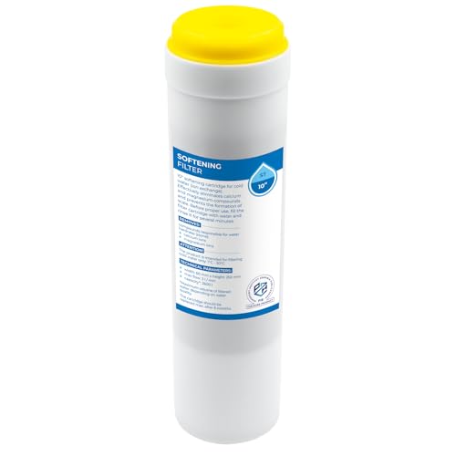 Enthärtung Wasserfilter 10" Filtereinsatz, Filterkartusche, Filterpatrone, Vorfilter (1 Stück, Enthärtung) von KNM TRADE