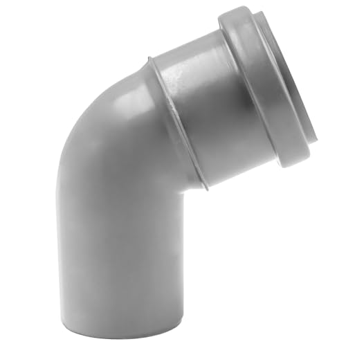 HT-Bogen DN 50 45° grau | 45-Grad HT-Rohrbogen | DN 50, glatte Innenfläche, schlagfest HT-Bogen DN 50 45° grau | 45-Grad HT-Rohrbogen | DN 50, glatte Innenfläche, schlagfest von KNM TRADE