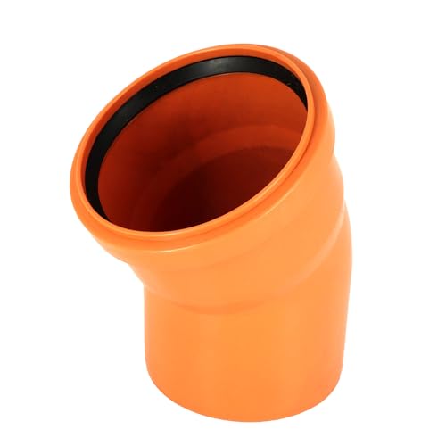 KG Rohrbogen DN160 30° PP Orange – Abwasserrohr von KNM TRADE