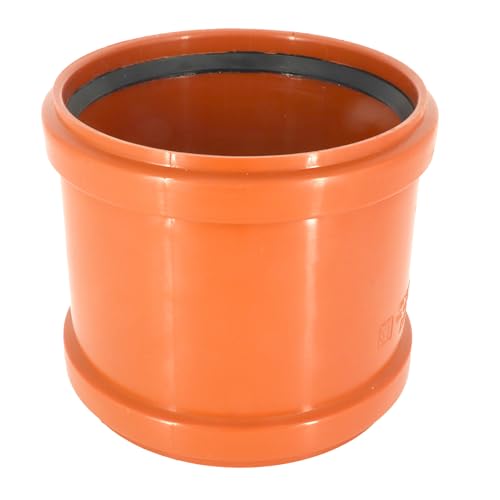 KG Muffe DN160 PP Orange – Überschiebmuffe von KNM TRADE