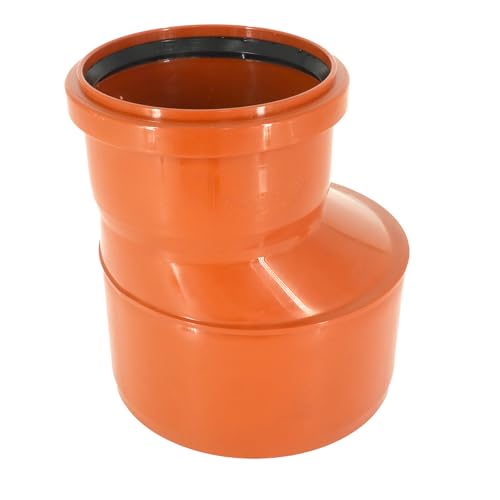 KG Reduktion DN200 → DN160 PP Orange – Übergangsmuffe von KNM TRADE