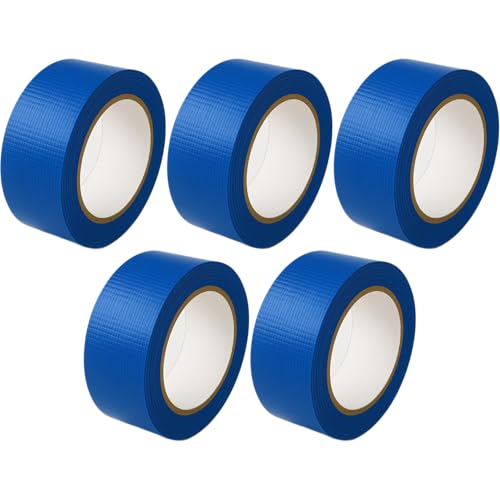 KNM TRADE Panzertape - 5er Set Gewebeband Extra Stark - Panzerband für Bau und Installation – 50m x 48mm Rolle, Wasserfest und UV-beständig von KNM TRADE