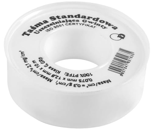 KNM TRADE Teflonband Gewindedichtband Dichtungsband (10 m x 12,8 mm x 0,075 mm) von KNM TRADE