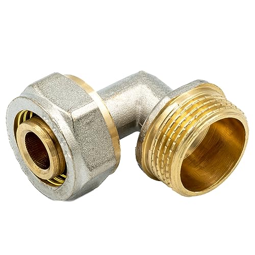 Klemmverschraubung PEX, Variante: Bogen mit Außengewinde, 20x1/2" von KNM TRADE