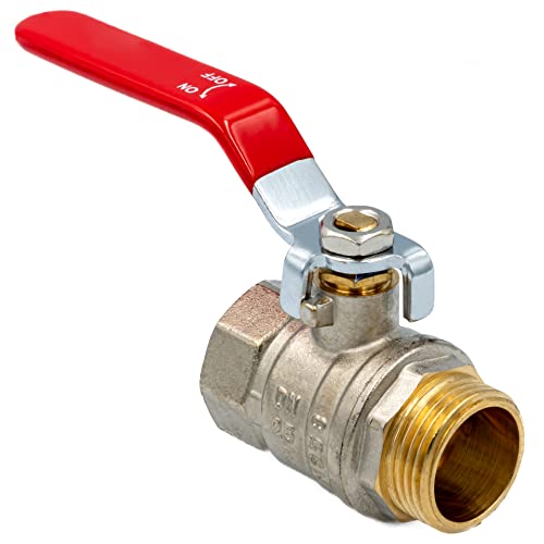 Kugelhahn 1/2" IG-AG Wasserhahn Mit Stopfbuchse Messing Kugelhahn 1/2" IG-AG Wasserhahn Mit Stopfbuchse Messing von KNM TRADE