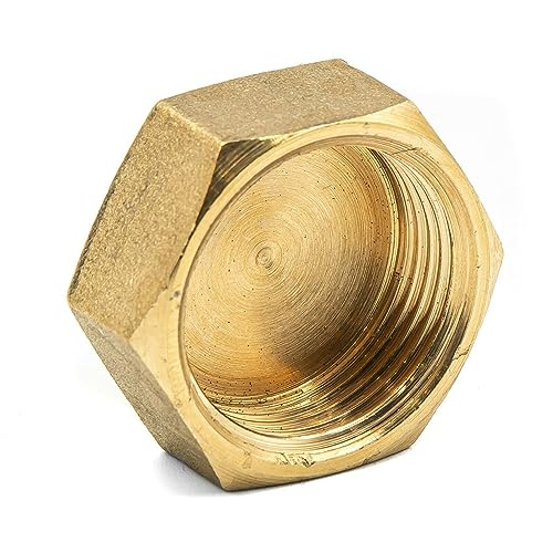 Messing-Gewindefitting Kappe IG 3/4" | Verschlusskappe für Wasseranschlüsse Messing-Gewindefitting Kappe IG 3/4" | Verschlusskappe für Wasseranschlüsse von KNM TRADE