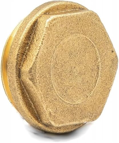 Messing-Gewindefitting Stopfen AG 3/8" | Verschlusskappe für Gewindeanschlüsse Messing-Gewindefitting Stopfen AG 3/8" | Verschlusskappe für Gewindeanschlüsse von KNM TRADE